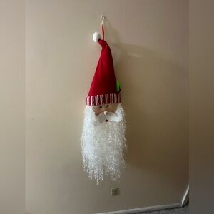Festive Red Santa Wall Hanging